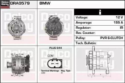 Remy DRA0579 - Alternator furqanavto.az