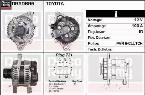 Remy DRA0696 - Alternator furqanavto.az