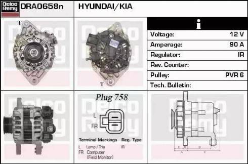 Remy DRA0658N - Alternator furqanavto.az