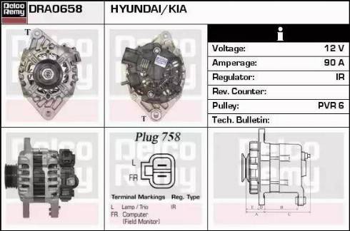 Remy DRA0658 - Alternator furqanavto.az