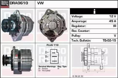 Remy DRA0610 - Alternator furqanavto.az