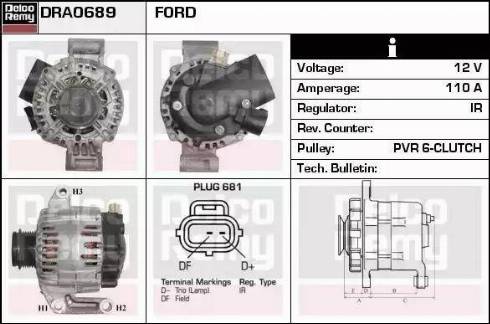 Remy DRA0689 - Alternator furqanavto.az