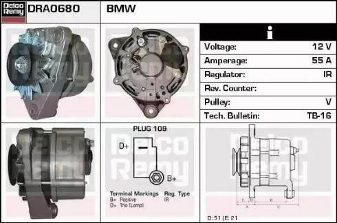 Remy DRA0680 - Alternator furqanavto.az