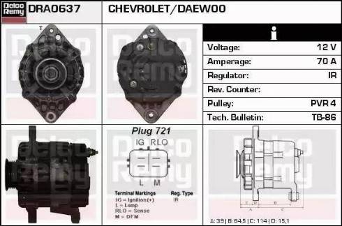 Remy DRA0637 - Alternator furqanavto.az