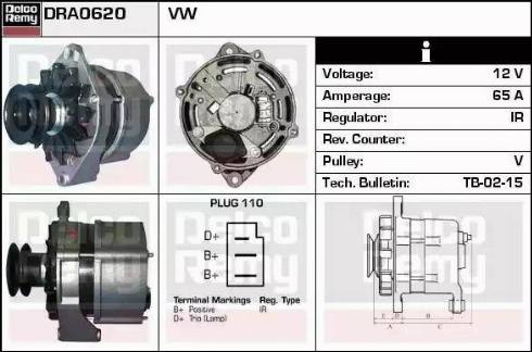 Remy DRA0620 - Alternator furqanavto.az