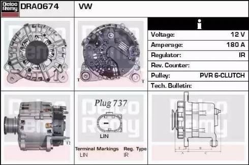 Remy DRA0674 - Alternator furqanavto.az