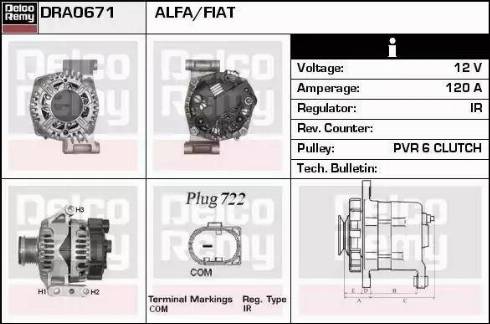 Remy DRA0671 - Alternator furqanavto.az