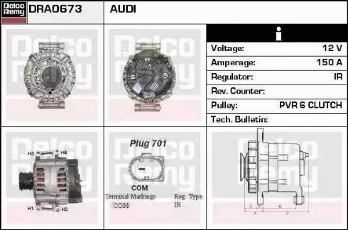 Remy DRA0673 - Alternator furqanavto.az