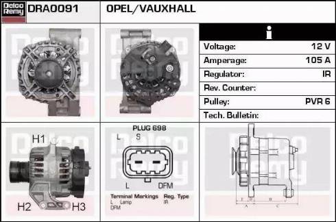 Remy DRA0091 - Alternator furqanavto.az