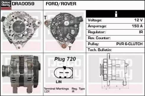 Remy DRA0059 - Alternator furqanavto.az