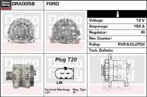 Remy DRA0058 - Alternator furqanavto.az