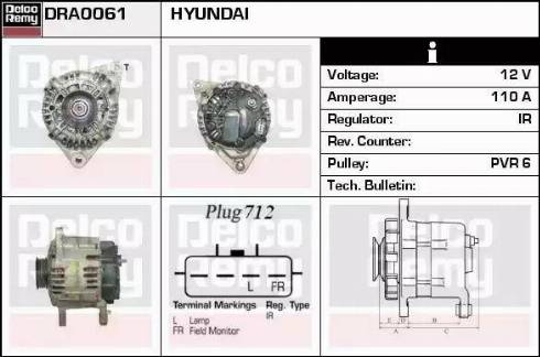 Remy DRA0061 - Alternator furqanavto.az