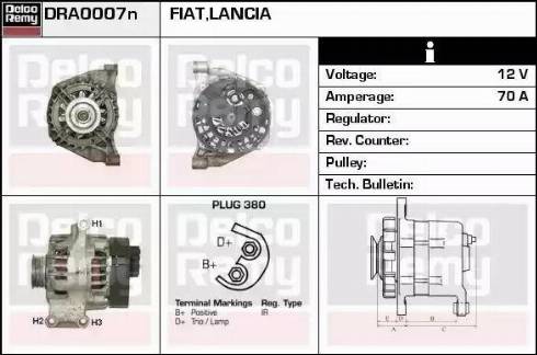 Remy DRA0007N - Alternator furqanavto.az