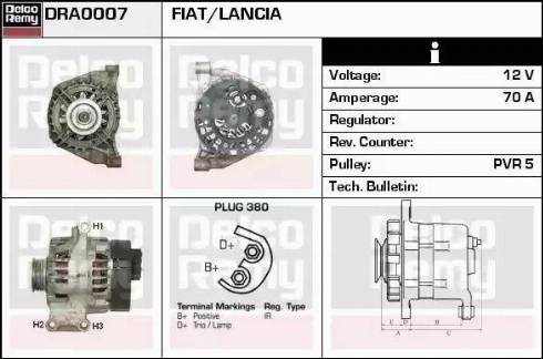 Remy DRA0007 - Alternator furqanavto.az