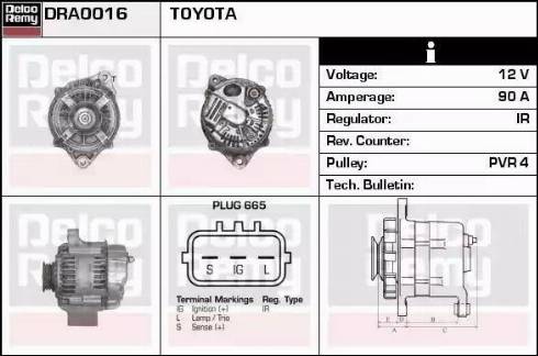 Remy DRA0016 - Alternator furqanavto.az