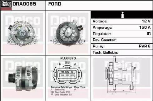 Remy DRA0085 - Alternator furqanavto.az