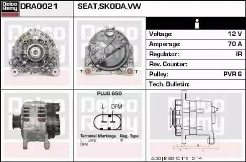 Remy DRA0021 - Alternator furqanavto.az