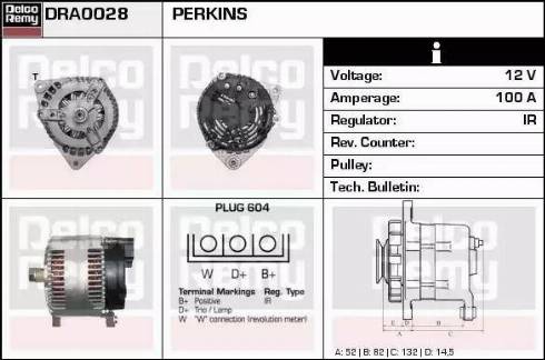 Remy DRA0028 - Alternator furqanavto.az