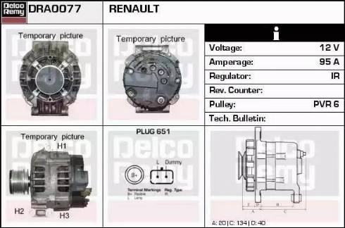 Remy DRA0077 - Alternator furqanavto.az