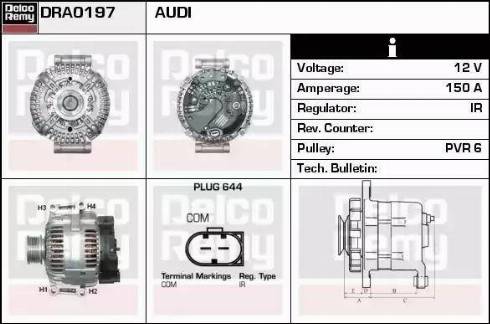 Remy DRA0197 - Alternator furqanavto.az