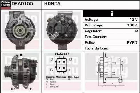 Remy DRA0155 - Alternator furqanavto.az