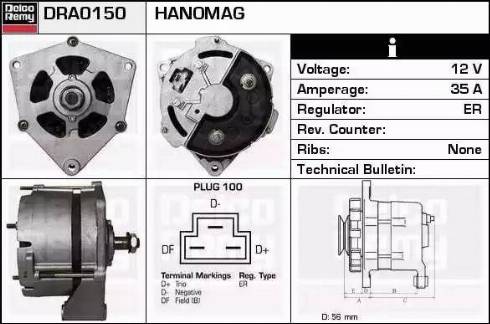 Remy DRA0150 - Alternator furqanavto.az