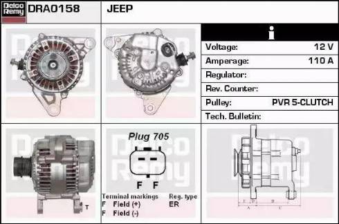 Remy DRA0158 - Alternator furqanavto.az