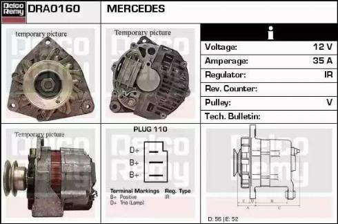 Remy DRA0160 - Alternator furqanavto.az