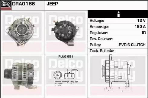 Remy DRA0168 - Alternator furqanavto.az