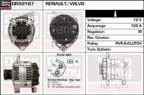 Remy DRA0167 - Alternator furqanavto.az