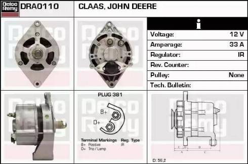 Remy DRA0110 - Alternator furqanavto.az