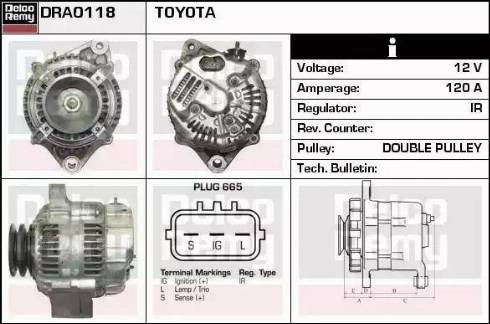 Remy DRA0118 - Alternator furqanavto.az