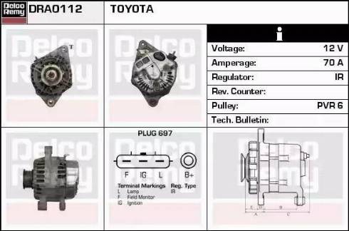 Remy DRA0112 - Alternator furqanavto.az