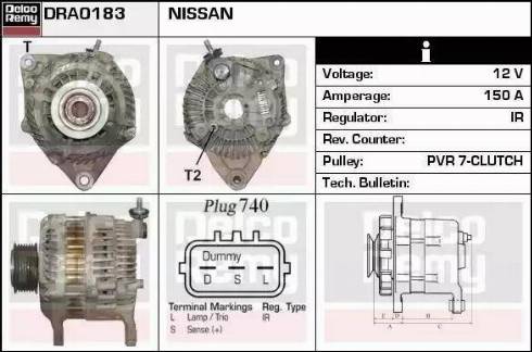 Remy DRA0183 - Alternator furqanavto.az