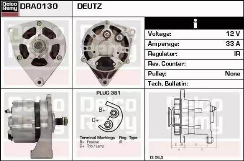 Remy DRA0130 - Alternator furqanavto.az