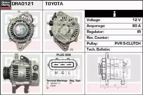 Remy DRA0121 - Alternator furqanavto.az