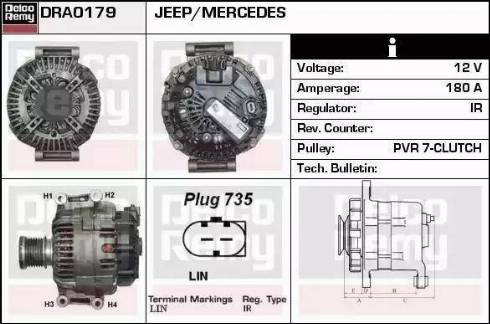 Remy DRA0179 - Alternator furqanavto.az