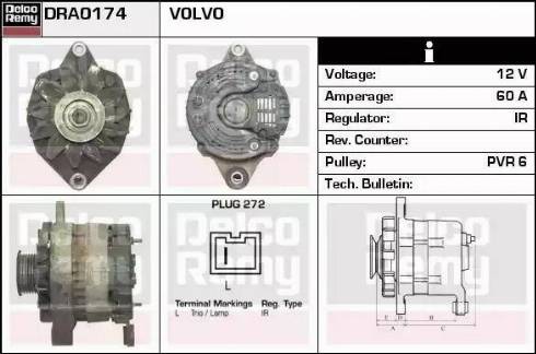 Remy DRA0174 - Alternator furqanavto.az