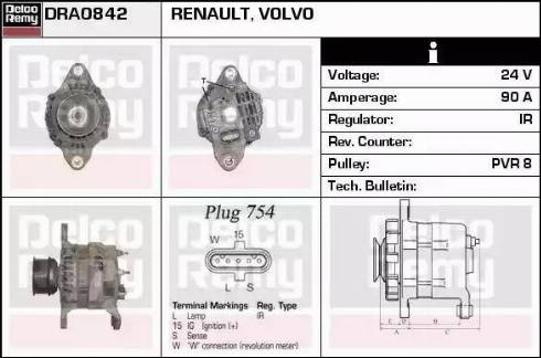 Remy DRA0842 - Alternator furqanavto.az