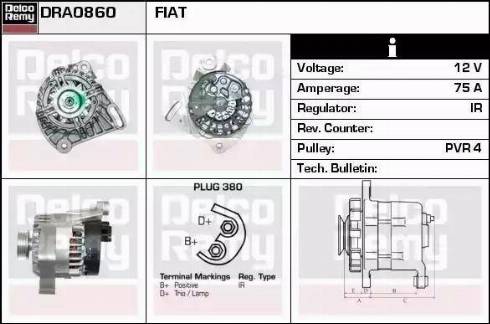 Remy DRA0860 - Alternator furqanavto.az