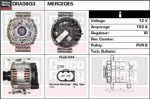 Remy DRA0803 - Alternator furqanavto.az