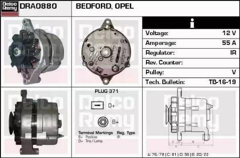 Remy DRA0880 - Alternator furqanavto.az