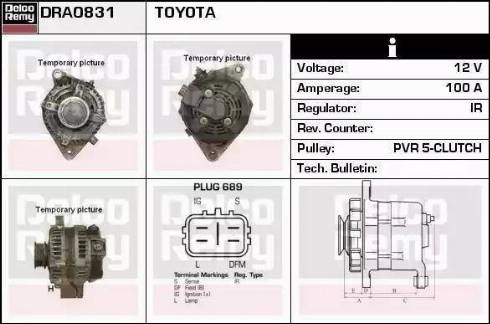 Remy DRA0831 - Alternator furqanavto.az