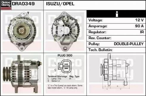 Remy DRA0349 - Alternator furqanavto.az