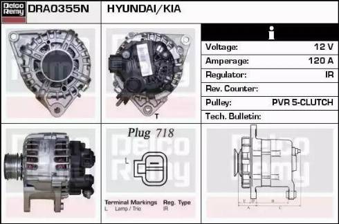 Remy DRA0355N - Alternator furqanavto.az