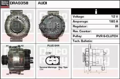 Remy DRA0358 - Alternator furqanavto.az