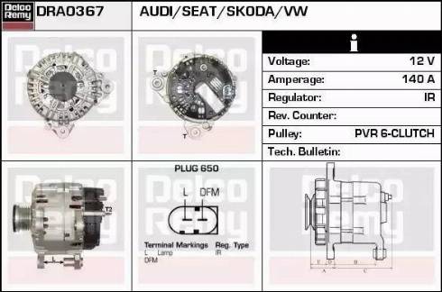 Remy DRA0367 - Alternator furqanavto.az