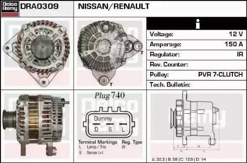 Remy DRA0309 - Alternator furqanavto.az