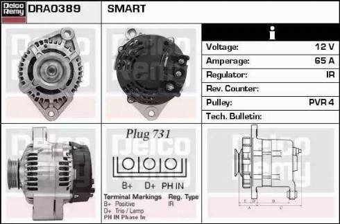 Remy DRA0389 - Alternator furqanavto.az