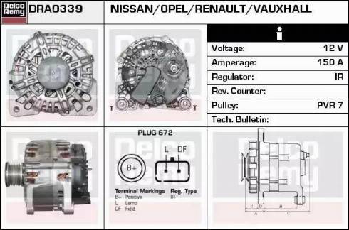 Remy DRA0339 - Alternator furqanavto.az